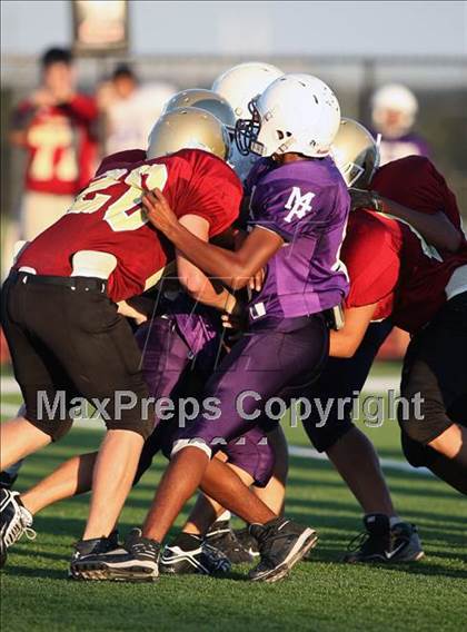 Thumbnail 3 in Marble Falls (B Team) @ Rouse (Gold Team) photogallery.