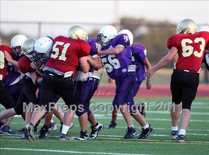 Thumbnail 2 in Marble Falls (B Team) @ Rouse (Gold Team) photogallery.