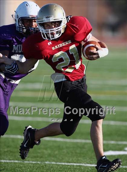 Thumbnail 3 in Marble Falls (B Team) @ Rouse (Gold Team) photogallery.