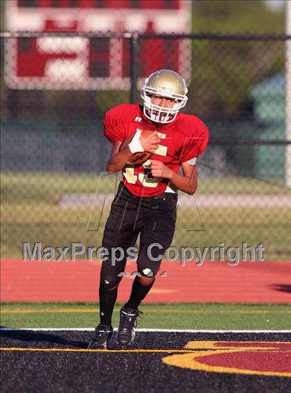 Thumbnail 3 in Marble Falls (B Team) @ Rouse (Gold Team) photogallery.