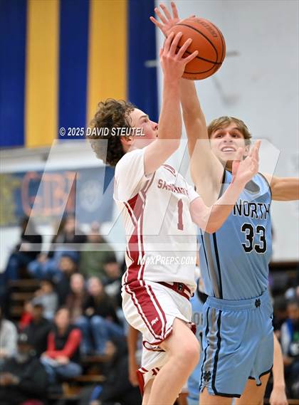 Thumbnail 3 in Clovis North vs. Saint Mary's (Gridley Invitational) photogallery.