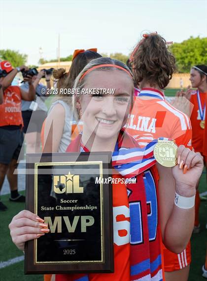 Thumbnail 2 in Davenport vs. Celina (UIL 4A Soccer Division I Final Medal Ceremony) photogallery.