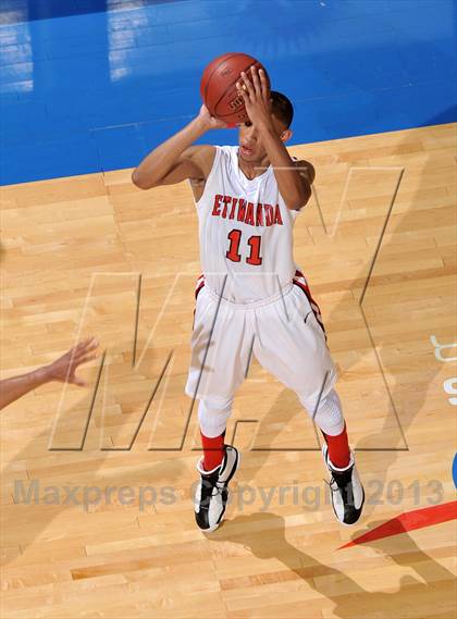 Thumbnail 2 in Etiwanda vs. Mater Dei (CIF SoCal Regional Open Division Final) photogallery.