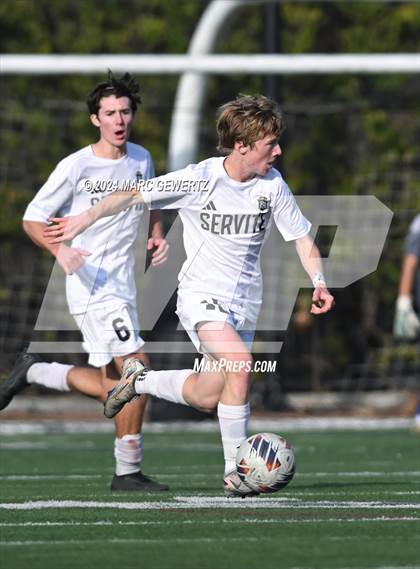 Thumbnail 2 in Servite vs. De La Salle (SoCal College Showcase) photogallery.