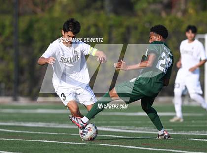 Thumbnail 3 in Servite vs. De La Salle (SoCal College Showcase) photogallery.