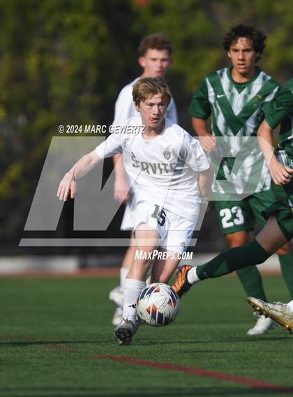 Thumbnail 2 in Servite vs. De La Salle (SoCal College Showcase) photogallery.