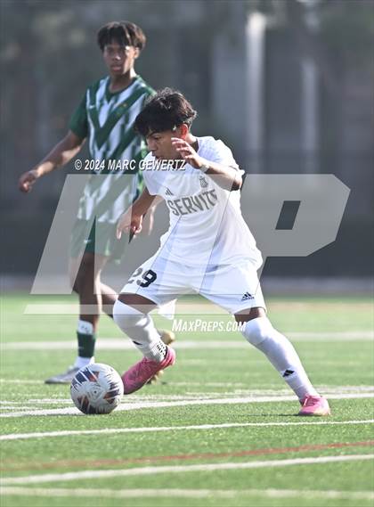 Thumbnail 3 in Servite vs. De La Salle (SoCal College Showcase) photogallery.