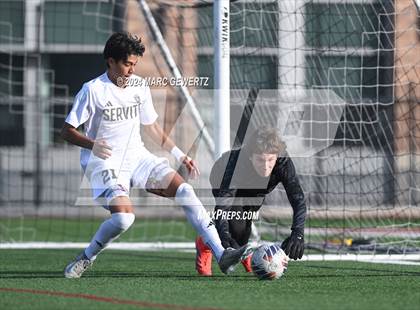 Thumbnail 1 in Servite vs. De La Salle (SoCal College Showcase) photogallery.