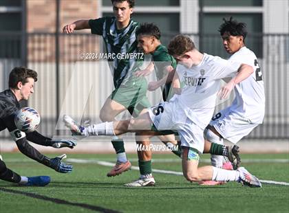 Thumbnail 3 in Servite vs. De La Salle (SoCal College Showcase) photogallery.