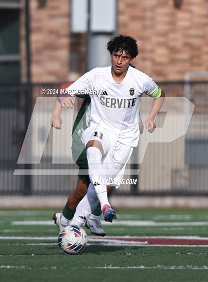 Thumbnail 3 in Servite vs. De La Salle (SoCal College Showcase) photogallery.