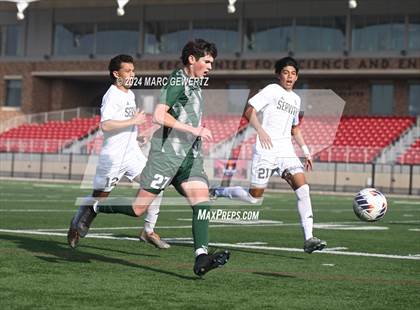 Thumbnail 1 in Servite vs. De La Salle (SoCal College Showcase) photogallery.
