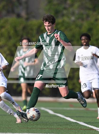 Thumbnail 3 in Servite vs. De La Salle (SoCal College Showcase) photogallery.