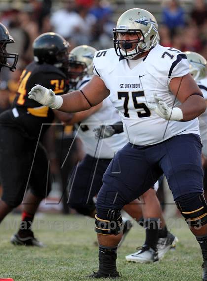 Thumbnail 2 in St. John Bosco vs. Dominguez photogallery.