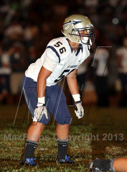 Thumbnail 3 in St. John Bosco vs. Dominguez photogallery.