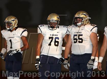 Thumbnail 3 in St. John Bosco vs. Dominguez photogallery.