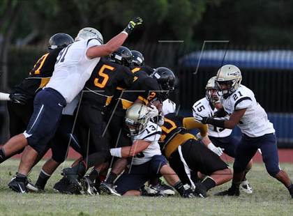 Thumbnail 2 in St. John Bosco vs. Dominguez photogallery.