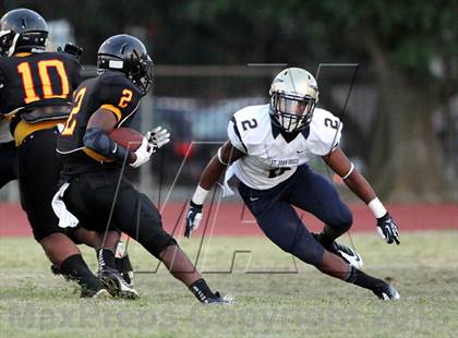 Thumbnail 1 in St. John Bosco vs. Dominguez photogallery.