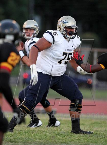 Thumbnail 3 in St. John Bosco vs. Dominguez photogallery.