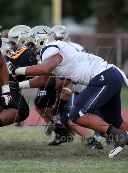 Thumbnail 2 in St. John Bosco vs. Dominguez photogallery.