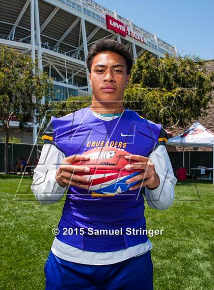 Thumbnail 2 in Archbishop Riordan (USA Football/MaxPreps Media Day Event) photogallery.