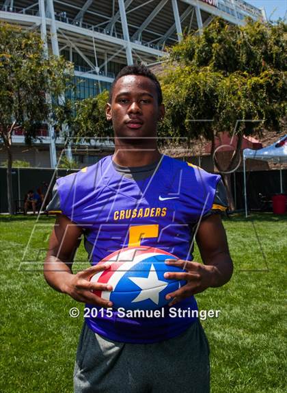 Thumbnail 3 in Archbishop Riordan (USA Football/MaxPreps Media Day Event) photogallery.
