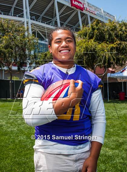Thumbnail 3 in Archbishop Riordan (USA Football/MaxPreps Media Day Event) photogallery.