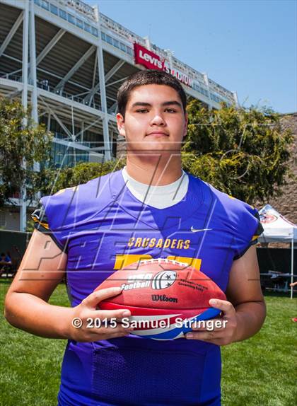 Thumbnail 2 in Archbishop Riordan (USA Football/MaxPreps Media Day Event) photogallery.