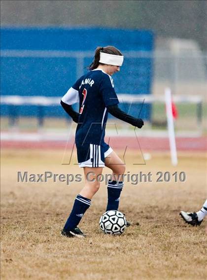Thumbnail 3 in Alvin vs Lamar Consolidated (Pearland ISD Soccer Shootout) photogallery.