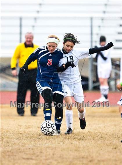 Thumbnail 1 in Alvin vs Lamar Consolidated (Pearland ISD Soccer Shootout) photogallery.