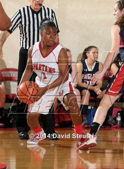 Thumbnail 2 in Turlock Christian vs. San Juan (Lady Viking Classic) photogallery.