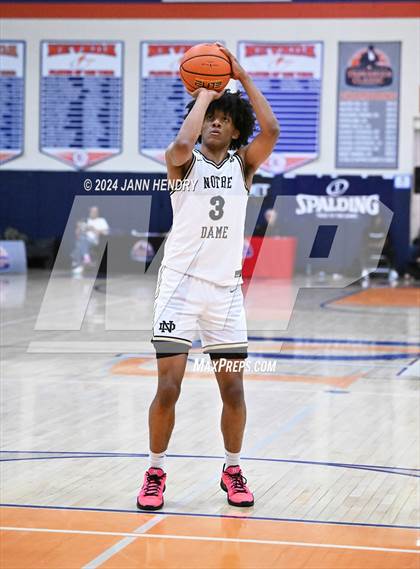 Thumbnail 1 in Roosevelt vs. Notre Dame (SO) (Tarkanian Classic Championship) photogallery.