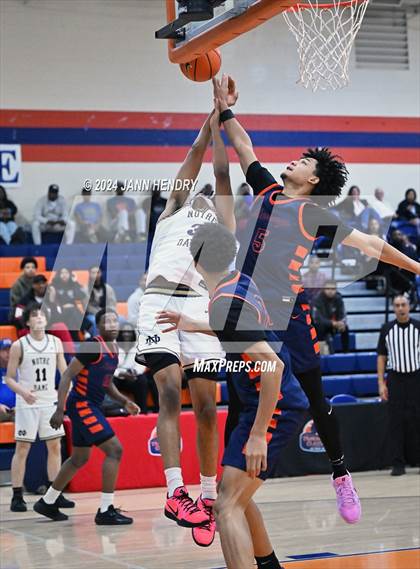 Thumbnail 1 in Roosevelt vs. Notre Dame (SO) (Tarkanian Classic Championship) photogallery.