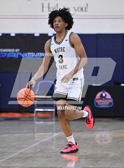 Thumbnail 2 in Roosevelt vs. Notre Dame (SO) (Tarkanian Classic Championship) photogallery.