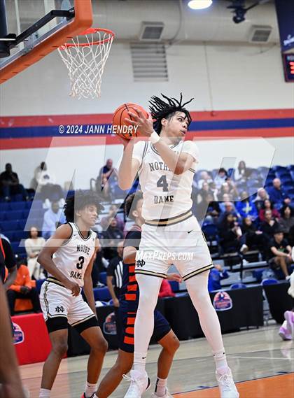 Thumbnail 1 in Roosevelt vs. Notre Dame (SO) (Tarkanian Classic Championship) photogallery.