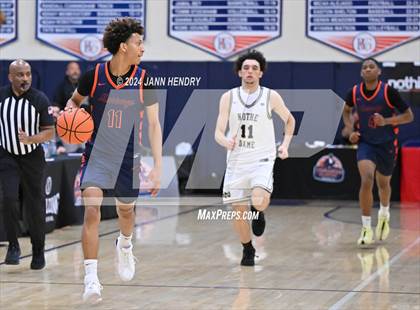 Thumbnail 3 in Roosevelt vs. Notre Dame (SO) (Tarkanian Classic Championship) photogallery.