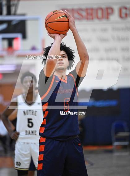 Thumbnail 1 in Roosevelt vs. Notre Dame (SO) (Tarkanian Classic Championship) photogallery.