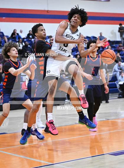 Thumbnail 2 in Roosevelt vs. Notre Dame (SO) (Tarkanian Classic Championship) photogallery.