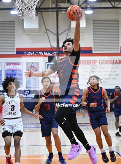 Thumbnail 1 in Roosevelt vs. Notre Dame (SO) (Tarkanian Classic Championship) photogallery.