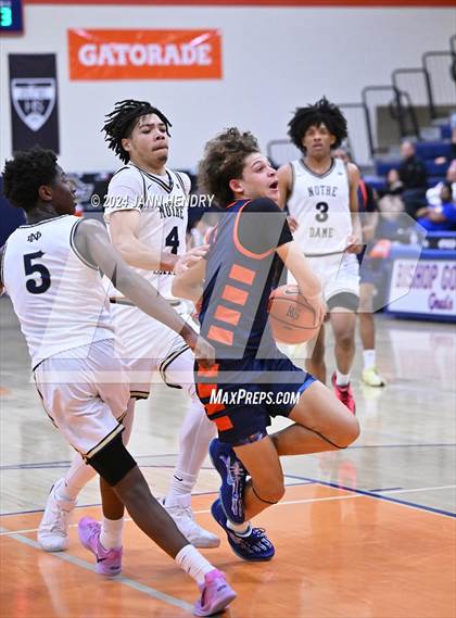 Thumbnail 2 in Roosevelt vs. Notre Dame (SO) (Tarkanian Classic Championship) photogallery.