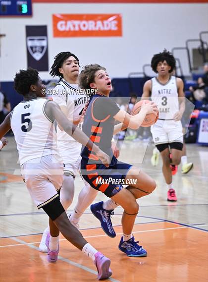 Thumbnail 1 in Roosevelt vs. Notre Dame (SO) (Tarkanian Classic Championship) photogallery.