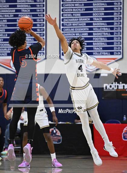 Thumbnail 3 in Roosevelt vs. Notre Dame (SO) (Tarkanian Classic Championship) photogallery.
