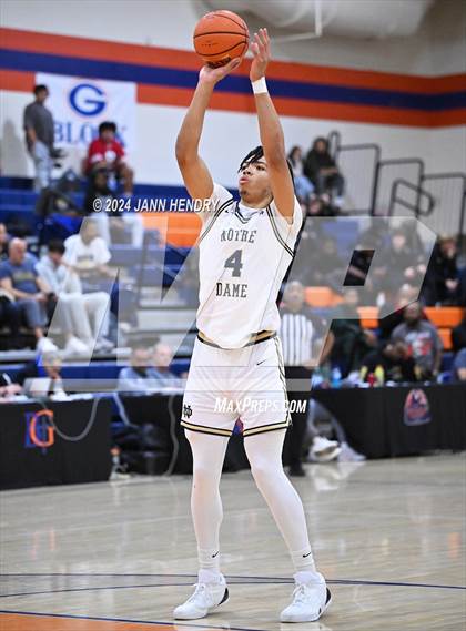 Thumbnail 3 in Roosevelt vs. Notre Dame (SO) (Tarkanian Classic Championship) photogallery.