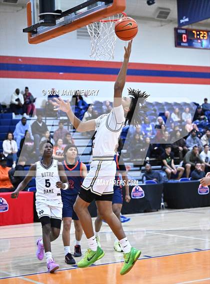 Thumbnail 3 in Roosevelt vs. Notre Dame (SO) (Tarkanian Classic Championship) photogallery.