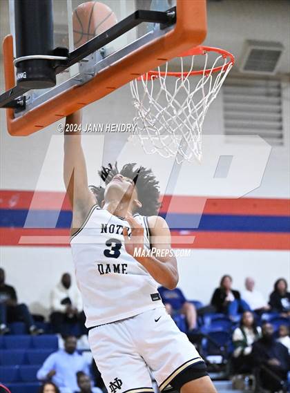 Thumbnail 1 in Roosevelt vs. Notre Dame (SO) (Tarkanian Classic Championship) photogallery.