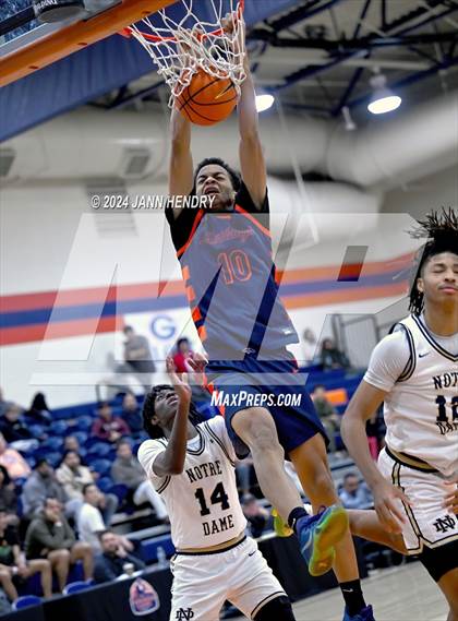 Thumbnail 3 in Roosevelt vs. Notre Dame (SO) (Tarkanian Classic Championship) photogallery.