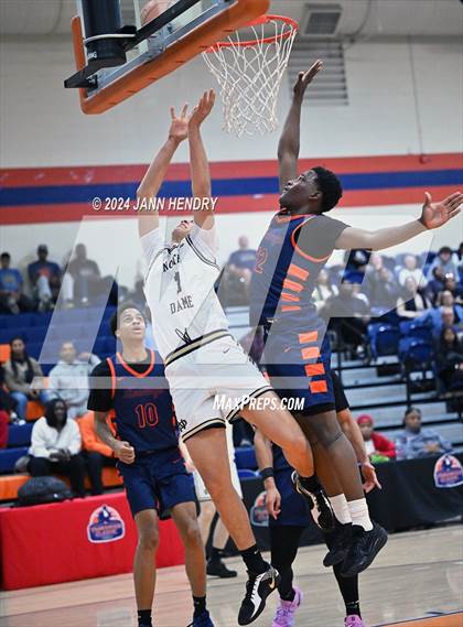Thumbnail 2 in Roosevelt vs. Notre Dame (SO) (Tarkanian Classic Championship) photogallery.