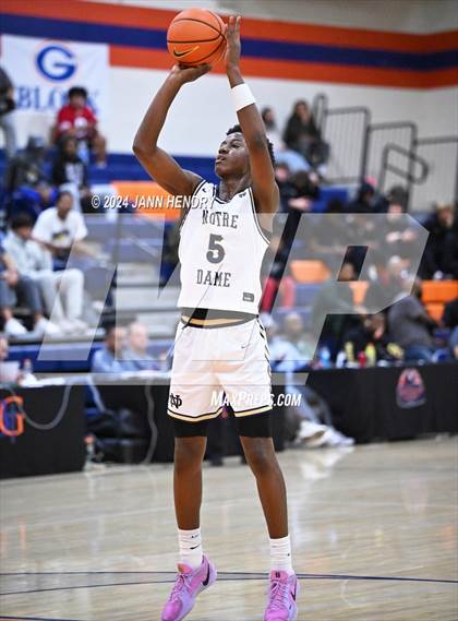 Thumbnail 3 in Roosevelt vs. Notre Dame (SO) (Tarkanian Classic Championship) photogallery.