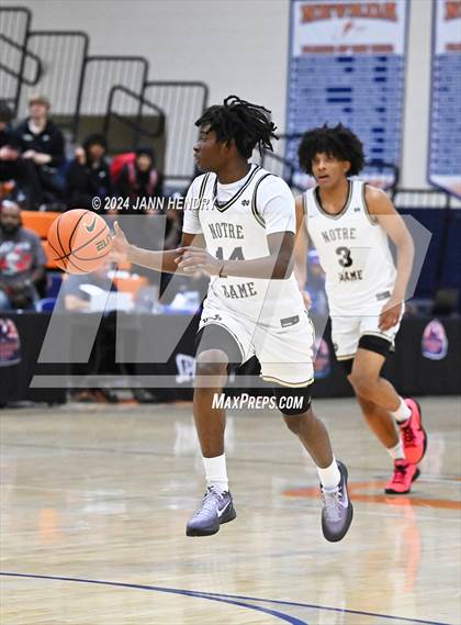 Thumbnail 3 in Roosevelt vs. Notre Dame (SO) (Tarkanian Classic Championship) photogallery.