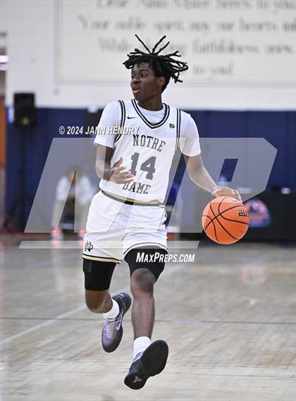 Thumbnail 1 in Roosevelt vs. Notre Dame (SO) (Tarkanian Classic Championship) photogallery.