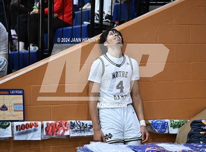 Thumbnail 2 in Roosevelt vs. Notre Dame (SO) (Tarkanian Classic Championship) photogallery.